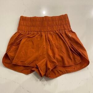 Free People Movement The Way‎ Home Shorts in Orange Size Medium